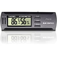 Inkbird ITH-10 Mini Portatil Medidor Temperatura Humedad-LCD Monitor Termómetro Higrómetro Digital para Nevera-Suelo…